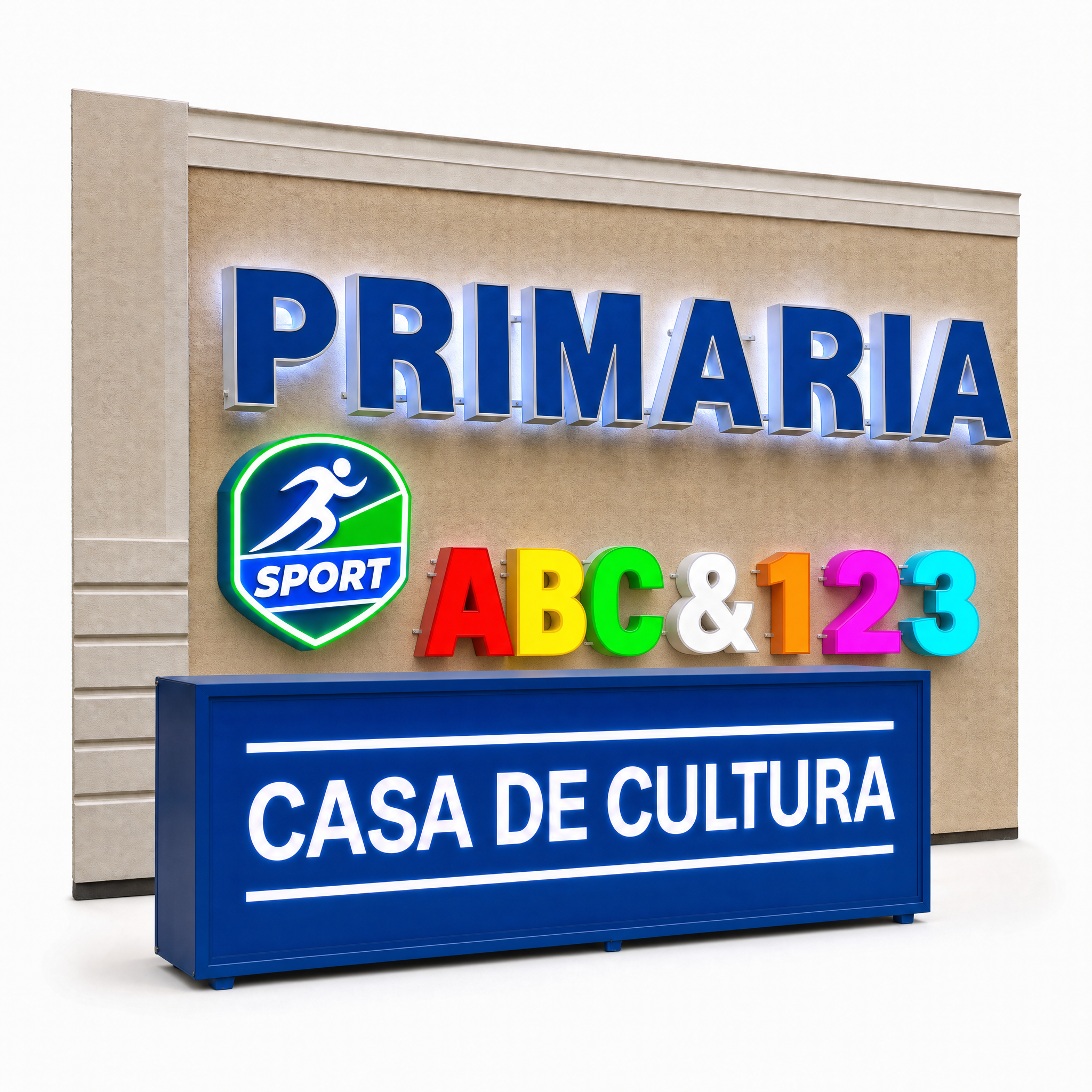 Litere Volumetrice & Carcase Logo