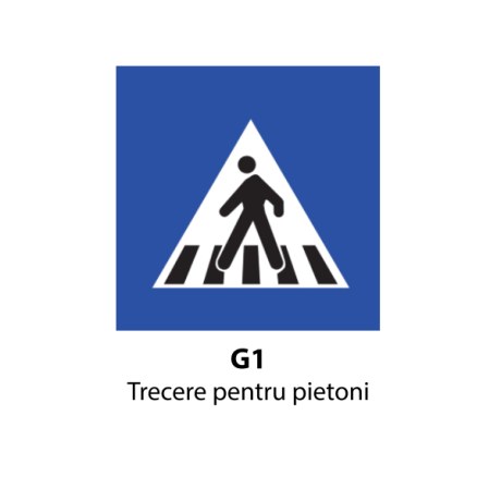 Trecere Pietoni — 65x65cm